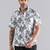 White hawaiian printed shirt
