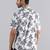 White hawaiian printed shirt