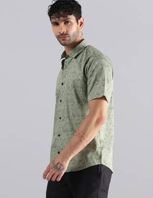 Light green paisley shirt 3
