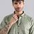 Light green paisley shirt