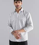 White shirt with subtle swirl