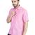 Pink half sleeves casual shirt