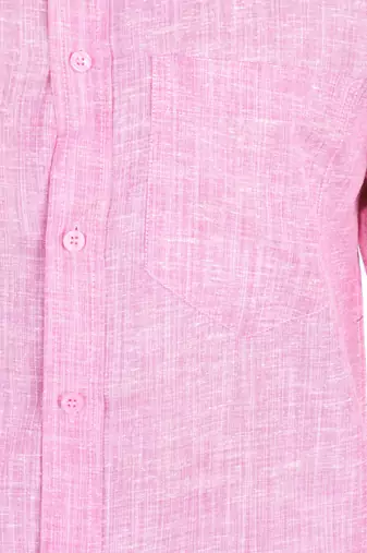 Pink half sleeves casual shirt