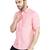 Pink self design casual shirt