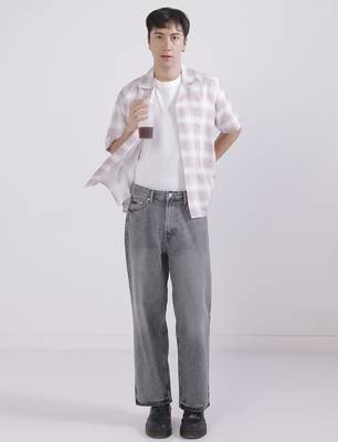 Regular fit casual check shirt 4