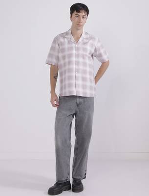 Regular fit casual check shirt 5
