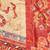 Red printed art silk ethnic saree with blouse piece