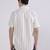 Brown stripes casual shirt