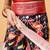 Beige printed silk blend ethnic saree with blouse piece