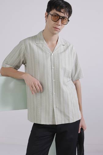 Mens boxy casual shirt