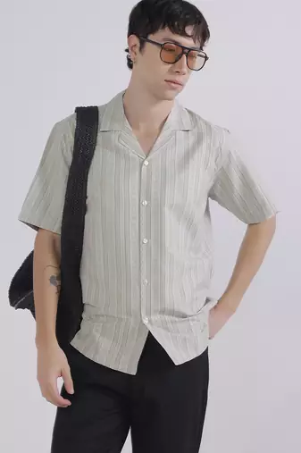 Mens boxy casual shirt