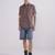 Mens boxy casual shirt