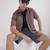 Mens boxy casual shirt