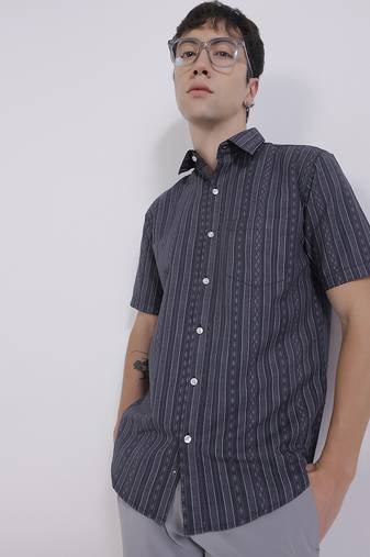 Mens casual boxy shirt