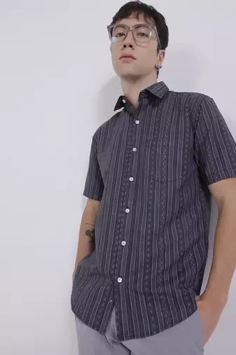 Mens casual boxy shirt