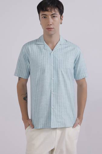 Mens casual boxy shirt