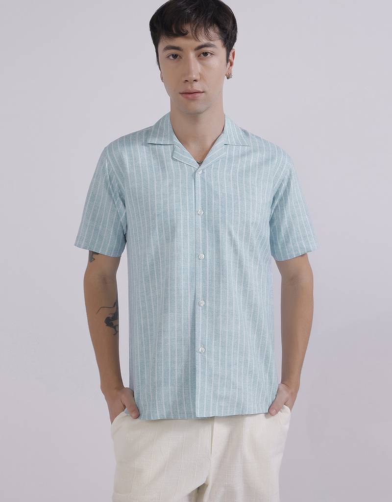 Mens casual boxy shirt