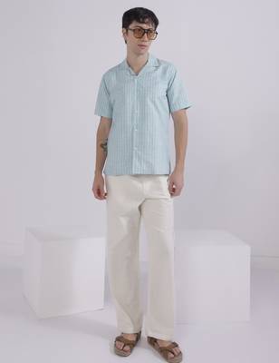 Mens casual boxy shirt 4
