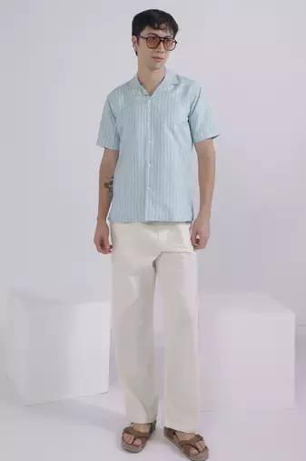 Mens casual boxy shirt