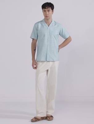 Mens casual boxy shirt 5