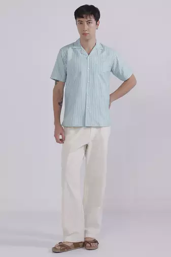 Mens casual boxy shirt