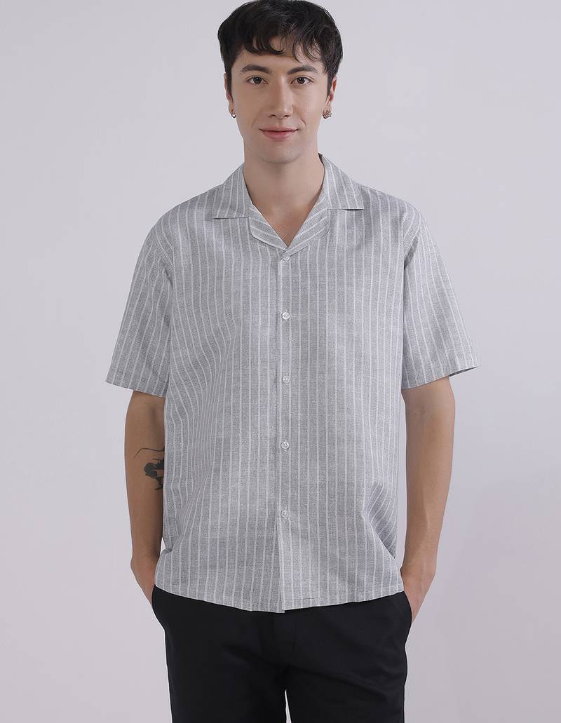 Mens boxy casual shirt