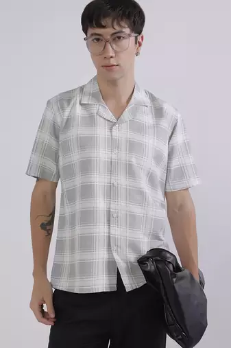 Mens boxy casual shirt