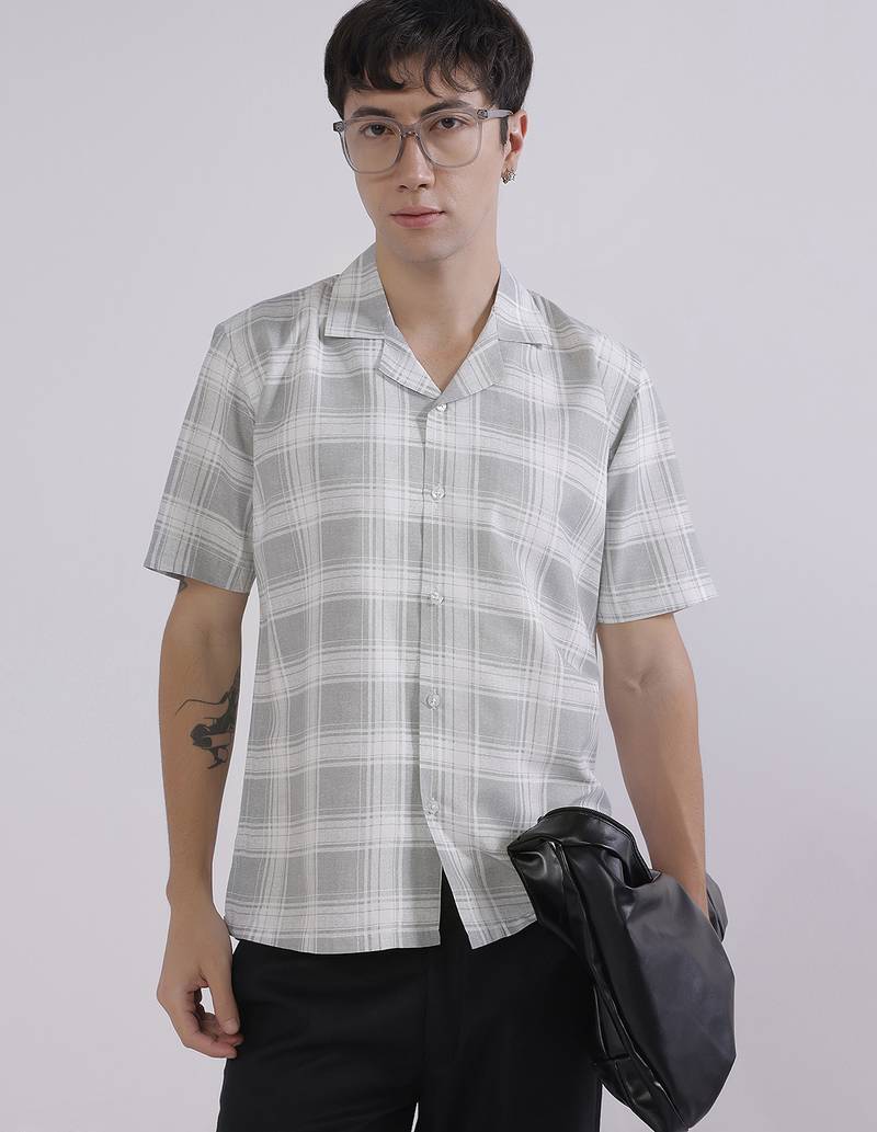 Mens boxy casual shirt