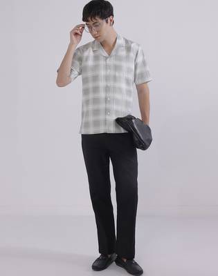 Mens boxy casual shirt 3