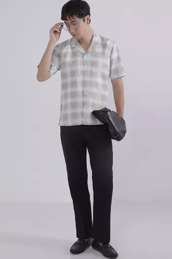 Mens boxy casual shirt