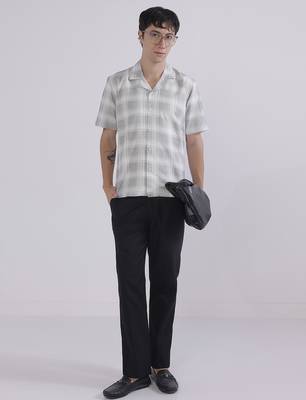 Mens boxy casual shirt 5