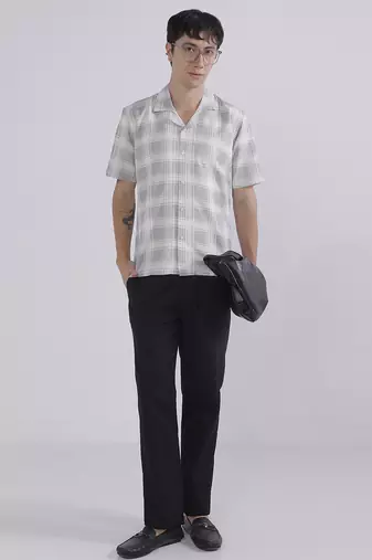 Mens boxy casual shirt