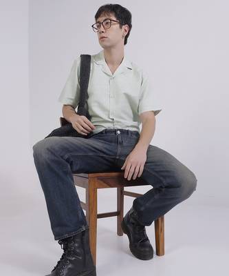 Mens boxy casual shirt 3