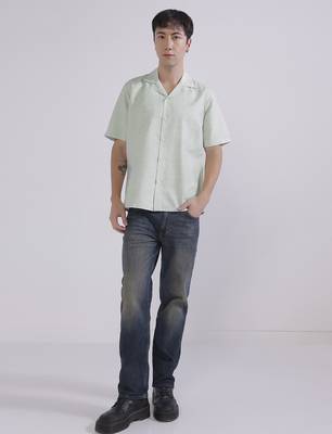Mens boxy casual shirt 5