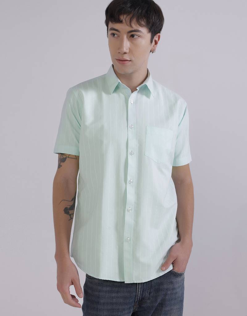 Cotton casual men shirt
