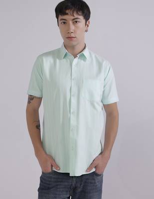 Cotton casual men shirt 4