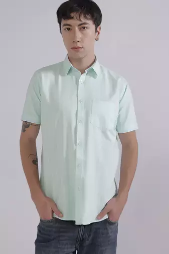 Cotton casual men shirt