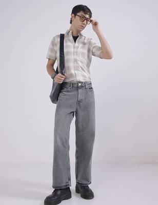 Mens check casual shirt 3