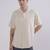 Mens beige japanese shirt