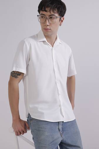 Mens white japanese shirt