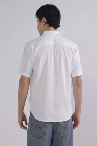 Mens white japanese shirt
