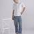 Mens white japanese shirt