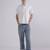 Mens white japanese shirt