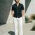 Men's black boxy fit shirt