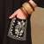 Women dark brown ethnic motifs aari embroidered pockets rayon kurta & palazzo set