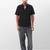 Men's black boxy fit shirt