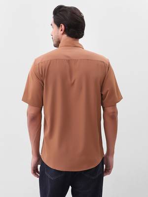 Men's mustard boxy fit shirt 2