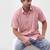 Men's pink boxy fit shirt