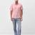 Men's pink boxy fit shirt