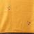 Mustard printed silk blend ethnic saree with blouse piece